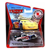 Disney / Pixar CARS 2 Movie Exclusive 155 Die Cast Car SILVER RACER Jeff Gorvette